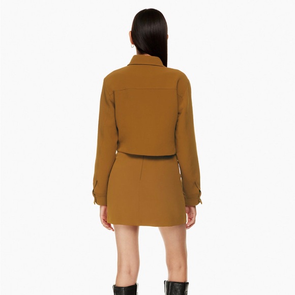Aritzia Wilfred Classic Mini Skirt in Rich Chestnut NWT 00 - Picture 6 of 6